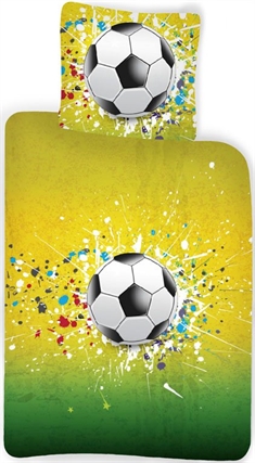 Påslakanset Junior - 100x140 cm - Fotboll 